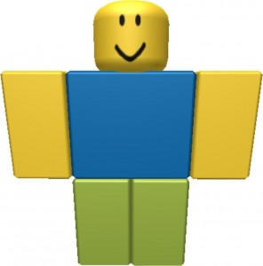 Create meme: roblox noob, noob get APG, roblox noob with no background