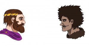 Создать мем: бородатый мужчина, аниме, мем с бородой
