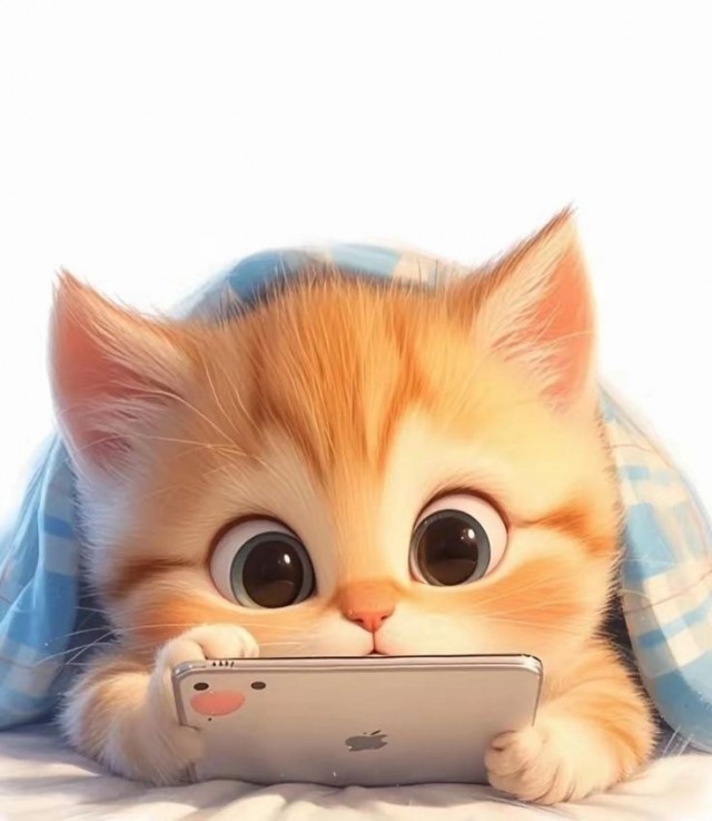 Create meme: cute cartoon kittens, cats are cute, cartoon cat 