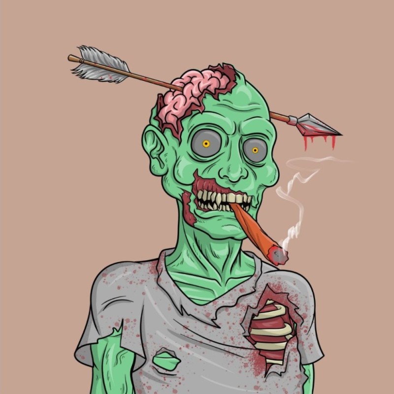 Создать мем: зомби шарж, зомби голова, зеленый зомби