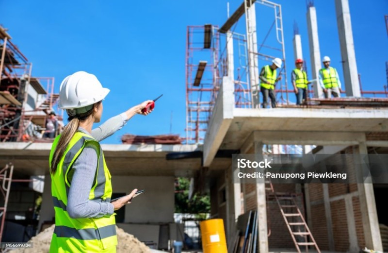 Create meme: builders, at the construction site, civil engineer