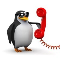 Create meme: evil penguin meme, Hello this meme penguin, the penguin with the phone