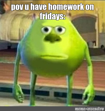 do you have homework on fridays in middle school