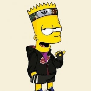 Create meme: Bart, Bart Simpson Supreme, Bart Simpson