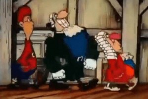 Create meme: treasure island captain, treasure island cartoon 1988, treasure island