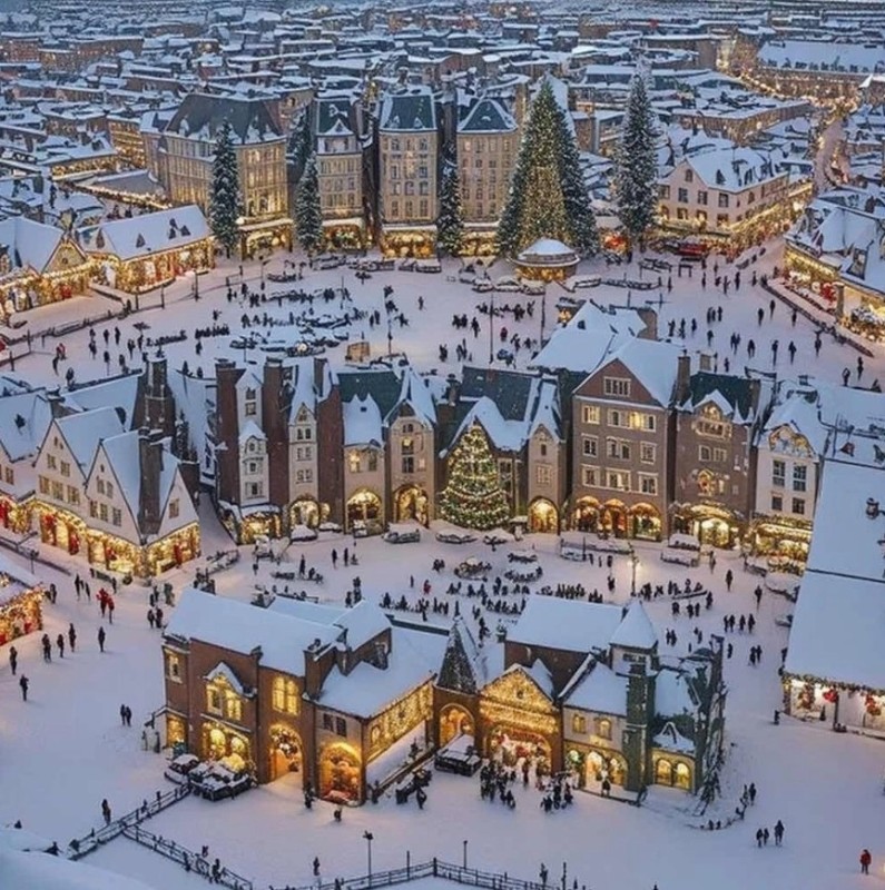 Создать мем: рождество в европе, christmas village, мюнхен зимой