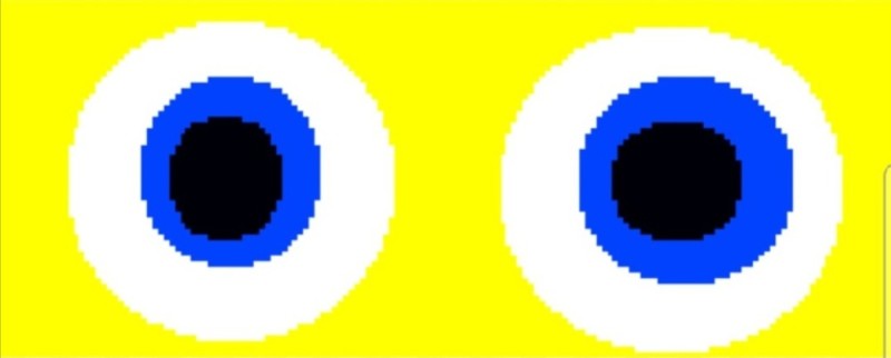 Create meme: klasky csupo face green screen, pupil of the eye, From the eyes