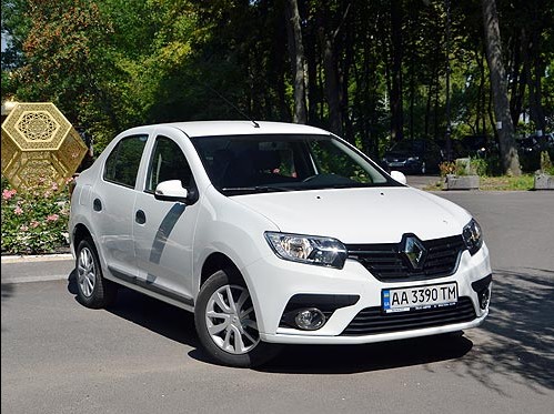 Создать мем: Renault Logan II, новое рено логан 2021, белый рено логан