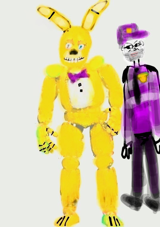 Create meme: spring bonnie, Fredber and Spring Bonnie, Spring Bonnie fnaf