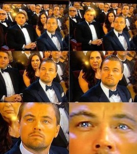 Create meme: Leo and Oscar jokes, crying Leonardo DiCaprio and Oscar, Leonardo DiCaprio