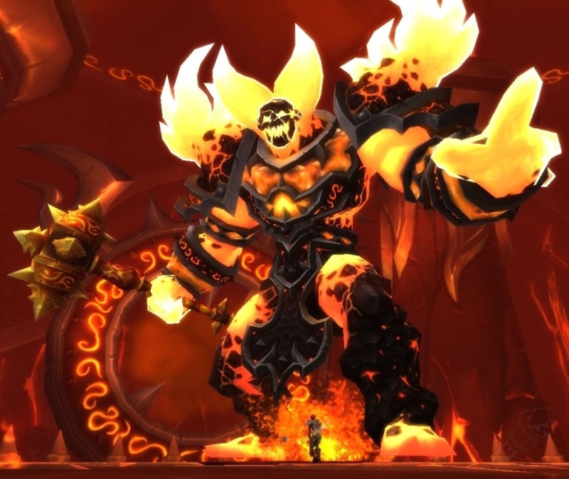 Create meme: Ragnaros, Ragnaros the fiery Expanses, ragnaros lord of fire