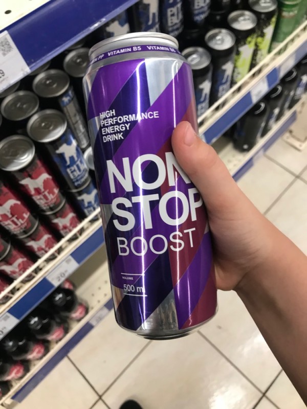 Create meme: non-stop energy drink, non stop energy drink, non stop stalker energy drink