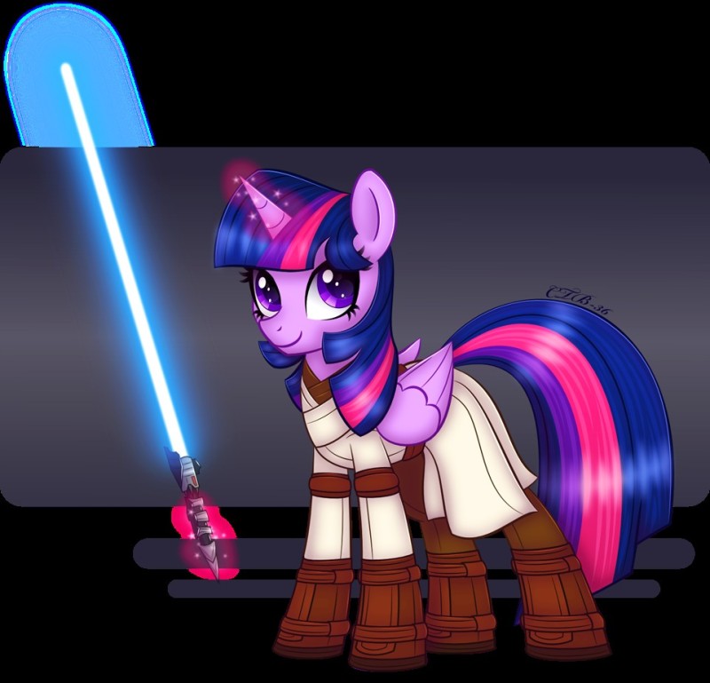 Create meme: twilight sparkle , twilight sparkle star wars, twilight jedi