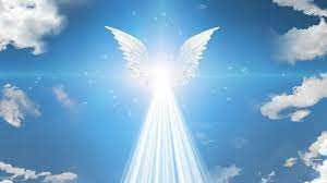 Create meme: the Holy spirit, angel in the sky