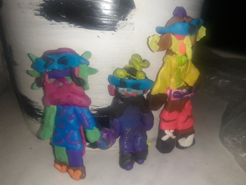 Create meme: plasticine, from clay, modeling