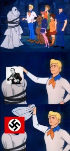 Create meme: Scooby Doo unmasking