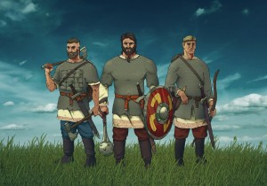 Create meme: The Vikings, Russian heroes pictures, hero