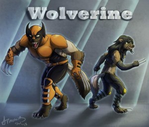 Create meme: wolverine marvel