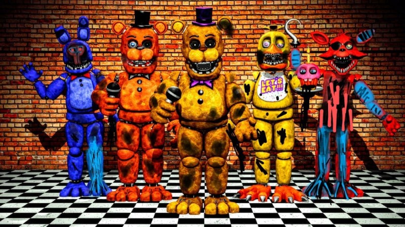 Create meme: animatronics fnaf 1, fnaf co-op, Old animatronics from FNAF 2