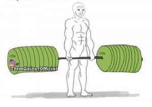 Create meme: rod, weightlifter humor picture, flexion