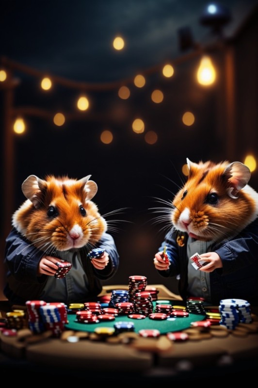 Создать мем: покер, hamster обои на андроид, казино