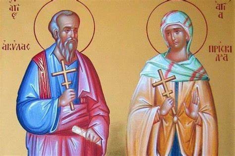 Create meme: Saint Aquila the apostle from 70, St. paul the apostle, St. peter the apostle