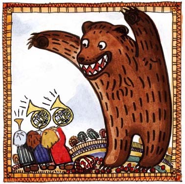 Create meme: Lubok the bear, the Russian bear, bear Bruin