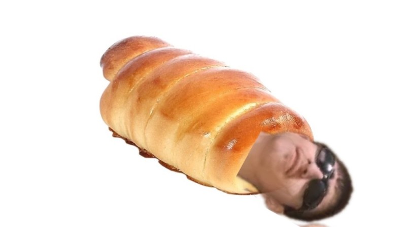 Create meme: sausage bun, sausage in a dough without a background, sausage in the dough meme