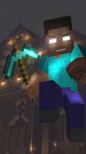 Create meme: minecraft herobrine, herobrine minecraft, herobrine