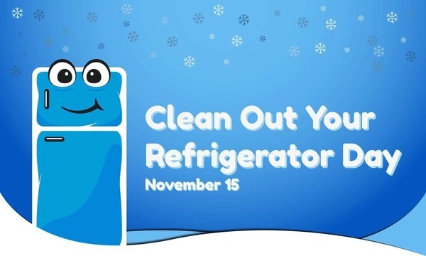 Create meme: refrigerator day, refrigerator , clean out