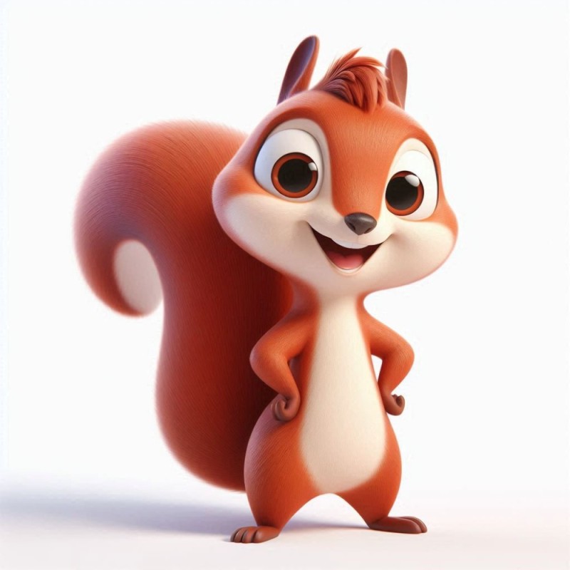 Create meme: squirrel , squirrel cartoon, cartoon squirrel