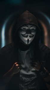 Create meme: anonymous in the hood, anonymous, guy Fawkes hacker