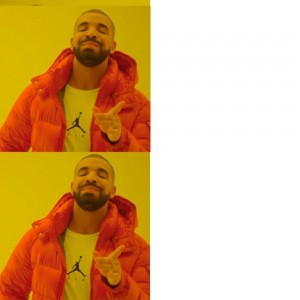 Create meme: meme drake, meme with Drake pattern, Drake meme