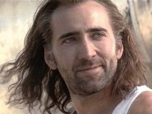 Create meme: nicolas cage long hair, Nicolas cage with a beard, Nicolas cage con air