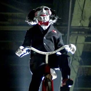 Create meme: saw 10, The clown from the saw, saw 