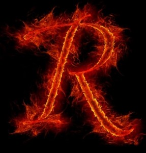 Create meme: fire, fire letter, letters