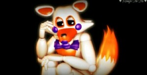 Создать мем: lolbit, фокси 2, на лолбит напали