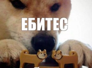 Создать мем: ебитес, пес ебитес, мем с псом ебитес