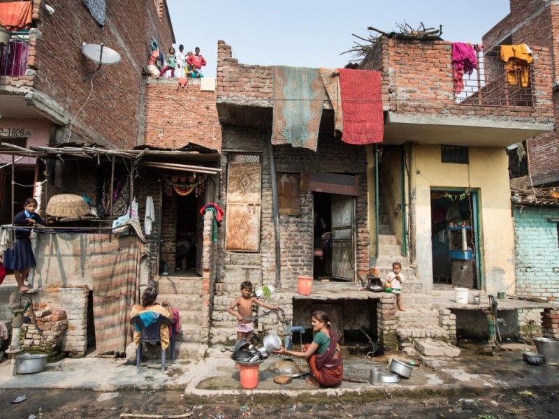 Create meme: new delhi slum, indian slums, slums 