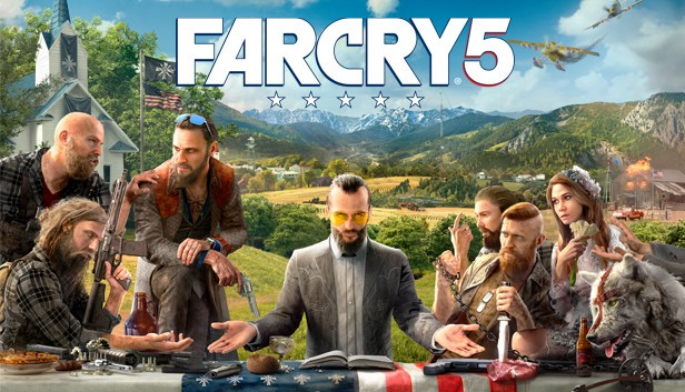 Создать мем: фаркру 5, постер far cry 5, far cry 5 обложка