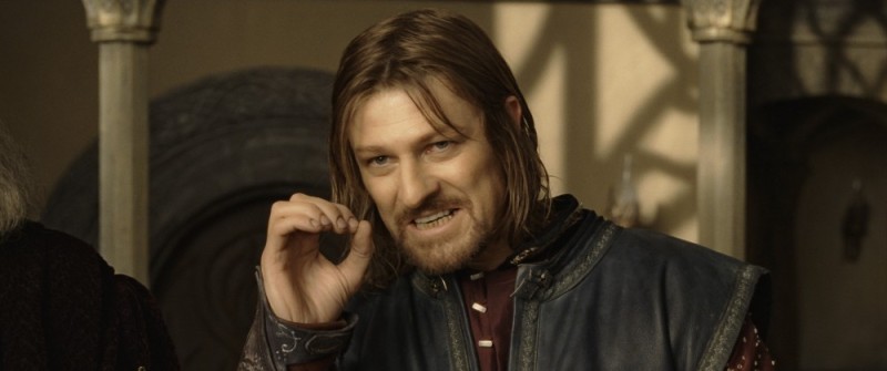 Create meme: meme Boromir , Sean bean Boromir meme, Sean bean Lord of the rings