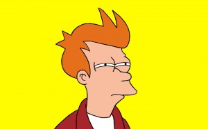 Create meme: fry futurama pattern, Frye PNG, futurama fry is suspicious