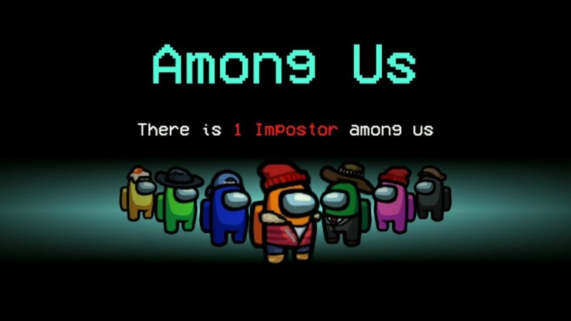 Create meme: among us game, Among as imposter, crewmate there is 1 impostor among us