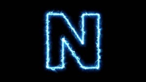 Создать мем: синяя неоновая буква м, буква n на аву, #неоновая аватарка на буквы n