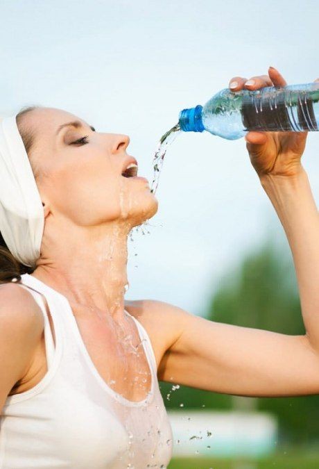 Create meme: drinking water , drinking water in the heat, Drink water