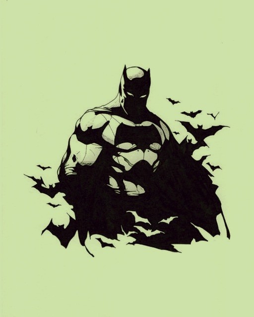 Create meme: Batman , The white batman, batman black and white