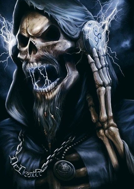 Create meme: a skeleton in a hood, skull fantasy, skull