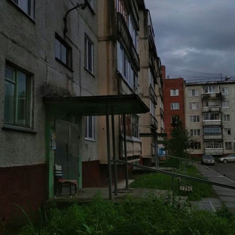 Create meme: five - storey houses, park 48 vorkuta, Melancholy 2