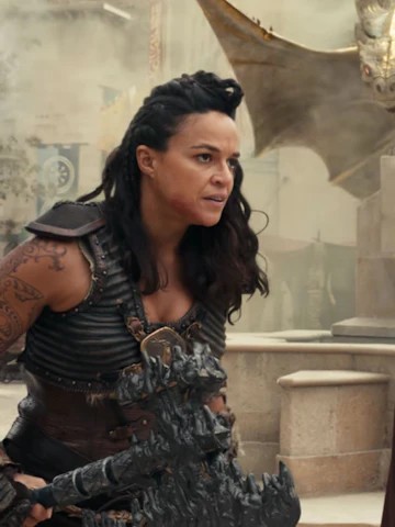 Create meme: dungeons and dragons, Michelle Rodriguez, honor among thieves