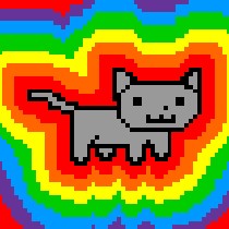 Create meme: nyan kat game, Nyam cat , nyan ket